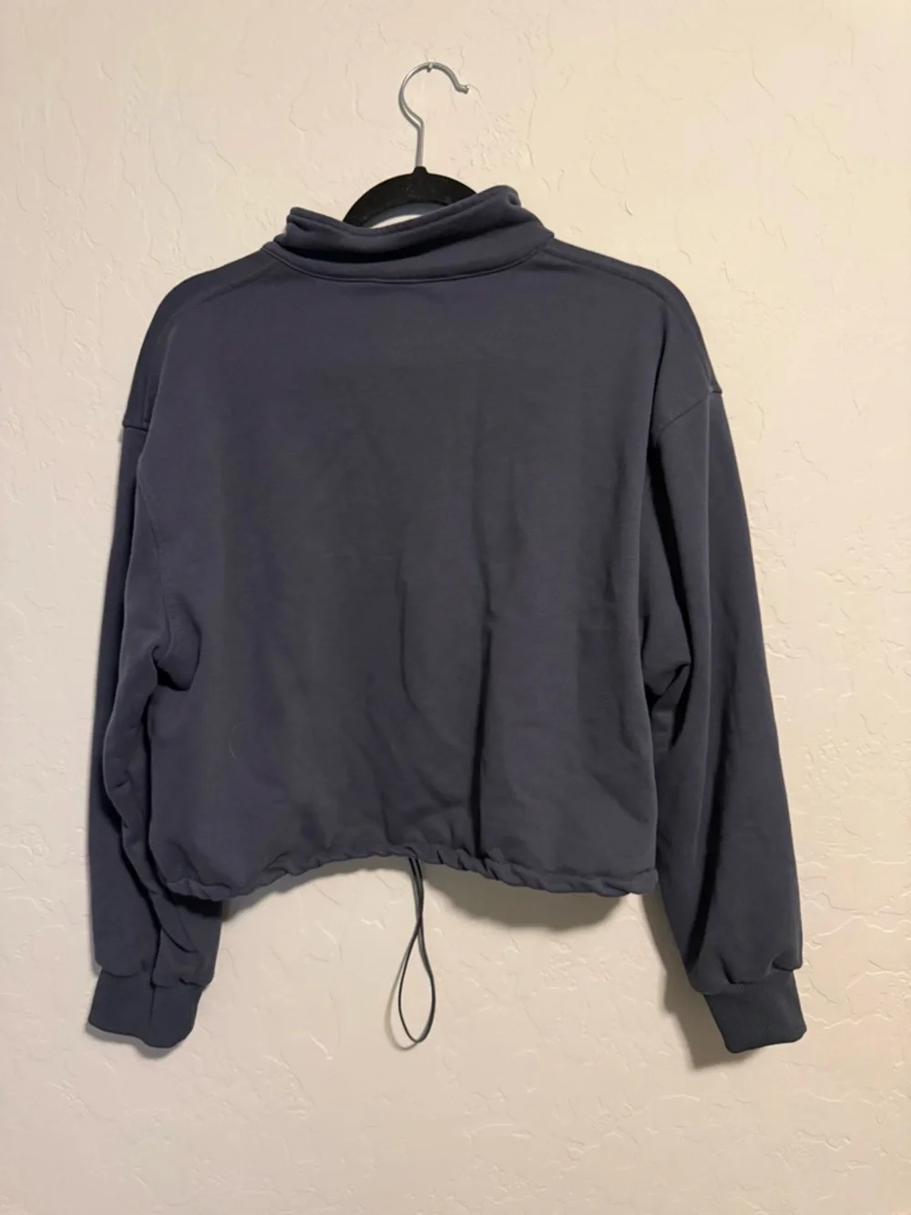 MiniBeast Navy Half-Zip Drawstring Jacket - Picture 2 of 3